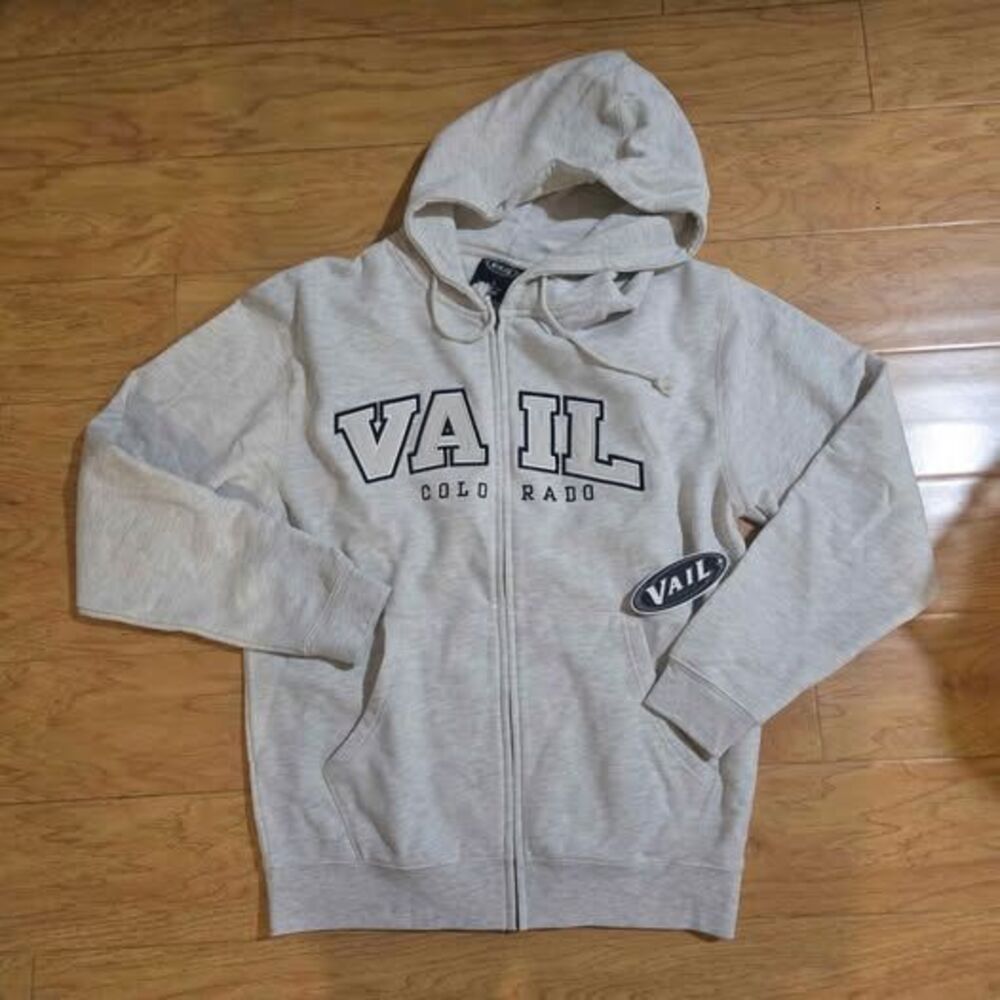 Vail Colorado Full Zip Hoodie Size L - NWT